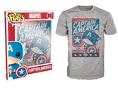 CAPTAIN AMERICA - T-Shirt POP - Fighting for Freedom (XXL)