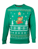 NINTENDO - Sweater Jumping Mario Christmas (M)