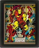 MARVEL RETRO - 3D Lenticular Poster 26X20 - Iron Man