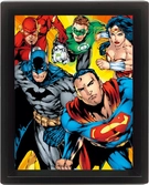Dc comics - 3d lenticular poster 26x20 - heroes