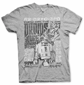 STAR WARS 7 - T-Shirt Droids Night (M)