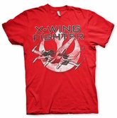 Star wars 7 - t-shirt x-wing fighter (xl)