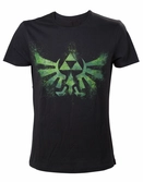 NINTENDO - ZELDA : T-Shirt - Green Zelda Logo (L)