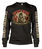 SONS OF ANARCHY - T-Shirt Long Sleeve Samcro Men of Mayhem (XL)