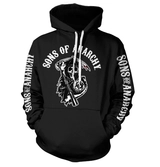 SONS OF ANARCHY - Sweatshirt Logo Hoodie - Black (S)