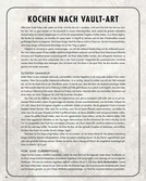 Fallout: the official cookbook for vault dwellers allemand