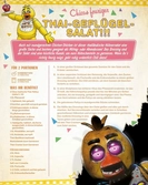 Five nights at freddy's: the official cookbook - over 40 exciting recipes! allemand
