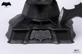 Justice league: batman v superman: dawn of justice réplique 1/1 batman cowl 51 cm