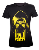 Star wars 7 - t-shirt kylo ren yellow print (xl)