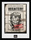 BATMAN COMIC - Collector Print 30X40 - Joker Wanted
