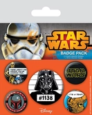 STAR WARS - Pack 5 Badges - Cult