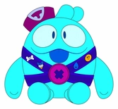 Brawl stars peluche squeak 22 cm