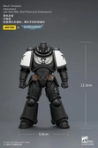 Warhammer 40,000 figurine black templars intercessor 12 cm
