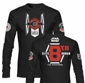 STAR WARS 7 - T-Shirt Elite Squad Long Sleeve - Black (S)