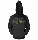 STAR WARS 7 - Sweatshirt The Force Awakens Logo Hoodies Black (XXL)