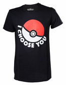 POKEMON - T-Shirt I Choose You - Black (L)