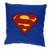 DC COMICS  - Coussin Superman Logo Officiel ( 40 x 40 )