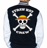 ONE PIECE - SWEAT Skull Homme - Navy / White (L)