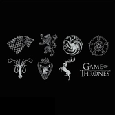 GAME OF THRONES - T-Shirt Sigles Homme (XL)