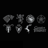 GAME OF THRONES - T-Shirt Sigles Homme (L)
