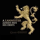 GAME OF THRONES - T-Shirt Lannister Homme (XXL)