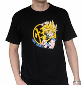 Dragon ball - t-shirt dbz/goku super saiyan homme black (m)