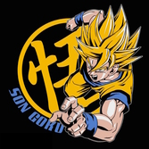 DRAGON BALL - T-Shirt DBZ/Goku Super Saiyan Homme Black (S)
