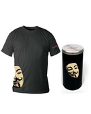 VENDETTA - T-Shirt - Black - Mask - DELUXE EDITION (L)