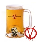 VENDETTA - Beer Stein - Rotating Mask Crystal