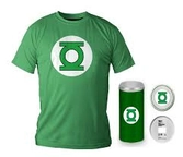 GREEN LANTERN - T-Shirt - Green Logo - DELUXE EDITION (L)