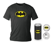 Batman - t-shirt - logo - deluxe edition (s)