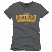 ALIEN - T-Shirt Nostromo Logo Officiel Grey (L)
