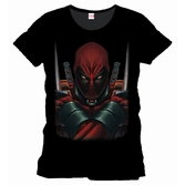 DEADPOOL - MARVEL T-Shirt Warning Officiel Black (XL)