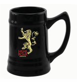 GAME OF THRONES - Beer Stein - Lannister Black Ceramic