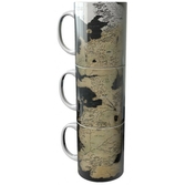 GAME OF THRONES - Westeros Map 3 Stackable Ceramic Mug