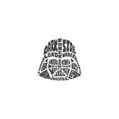 STAR WARS - Wall Decals - Typographic Darth Vader