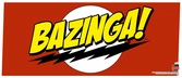 Big bang theory - mug - bazinga super logo