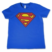 SUPERMAN - T-Shirt KIDS Shield Blue (10 Years)