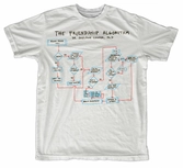 THE BIG BANG - T-Shirt Sheldon Friendship Algorithm - White (M)