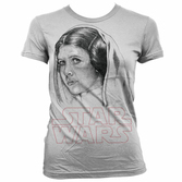 STAR WARS - T-Shirt GIRL Princess Leia - White (M)