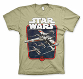 Star wars - t-shirt red squadron - khaki (l)