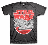 Star wars - t-shirt millennium falcon - dark grey (l)