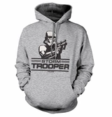 STAR WARS - Sweatshirt Aiming Stormtrooper - H.Grey (M)