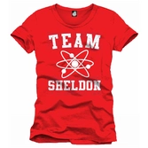 BIG BANG THEORY - T-Shirt Team Sheldon Men Red (L)