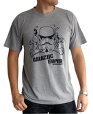 STAR WARS - T-Shirt Galactic Empire - Grey (M)