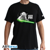 STAR WARS - T-Shirt Yoda Judge me ... - Black (M)