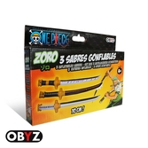 ONE PIECE - Set de 3 Sabres Gonflables - Zoro