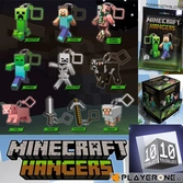 MINECRAFT - Boite 24 Keychains Figure 6Cm - Wave 1
