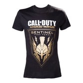 CALL OF DUTY ADVANCED WARFARE - T-Shirt Black Sentinel Men (XL)
