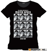 STAR TREK - T-Shirt Spock Many Emotions - Black (M)